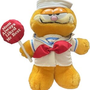 Vintage Dakin Garfield Plush 80s "Mom Always Liked Me Best"